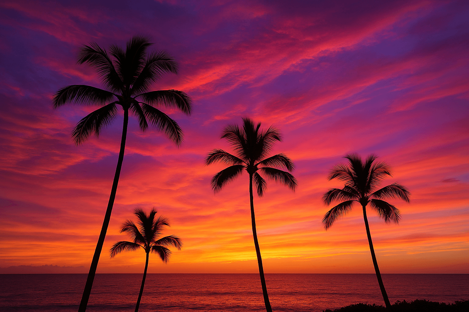 Hawaiian sunset