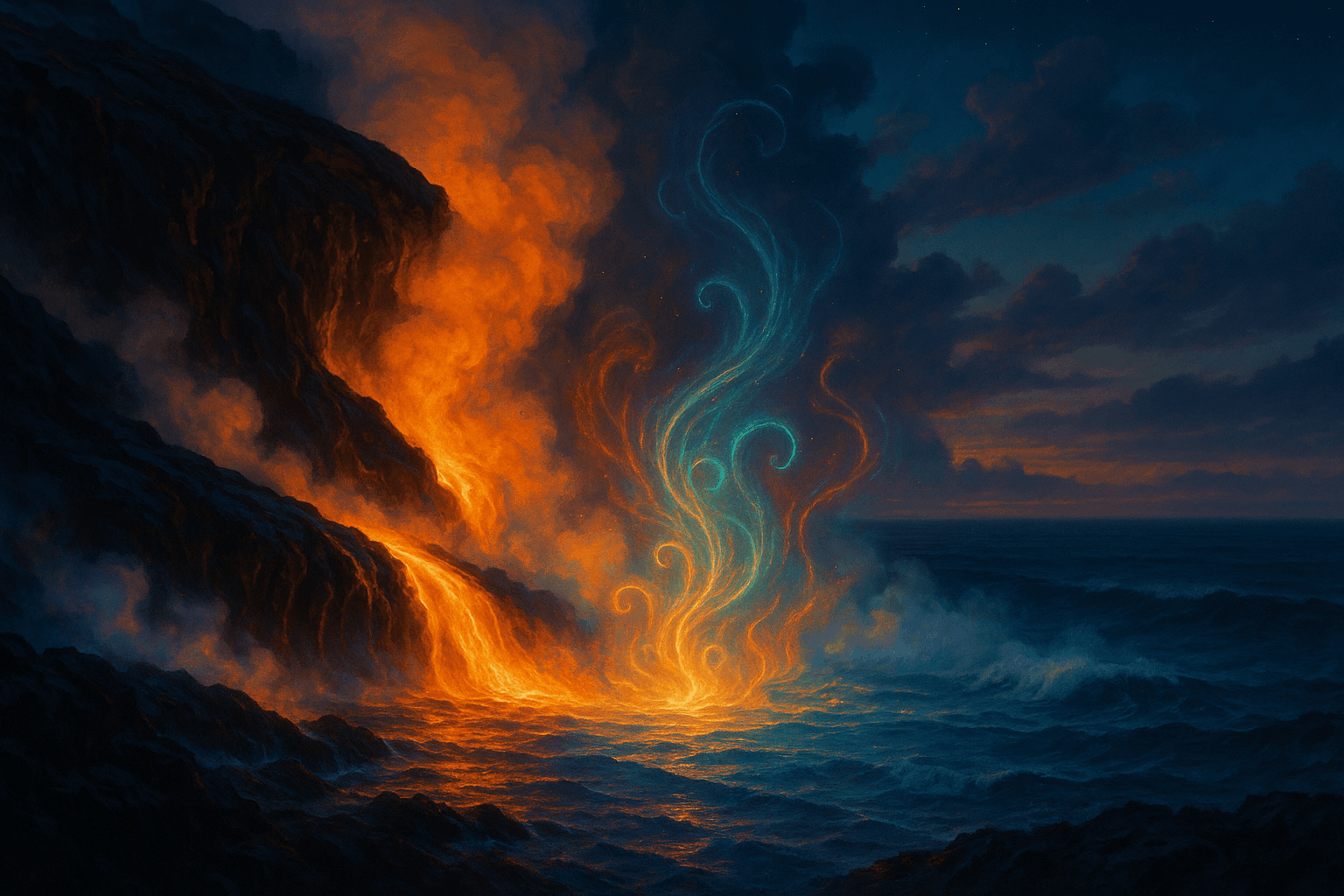 Sacred volcanic landscape